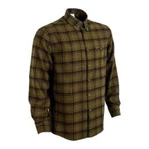 Cămașă, culoarea negru cu verde