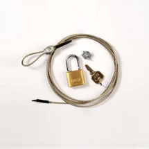Cablu de securitete + lacăt pentru camerele Minox DTC