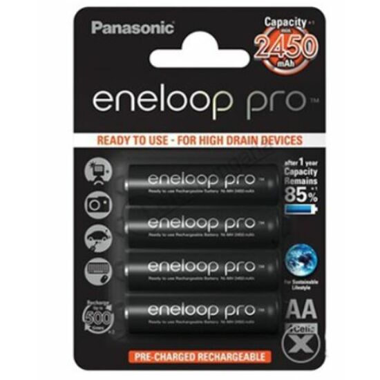 Acumulatori Panasonic Eneloop Pro 2450mAh