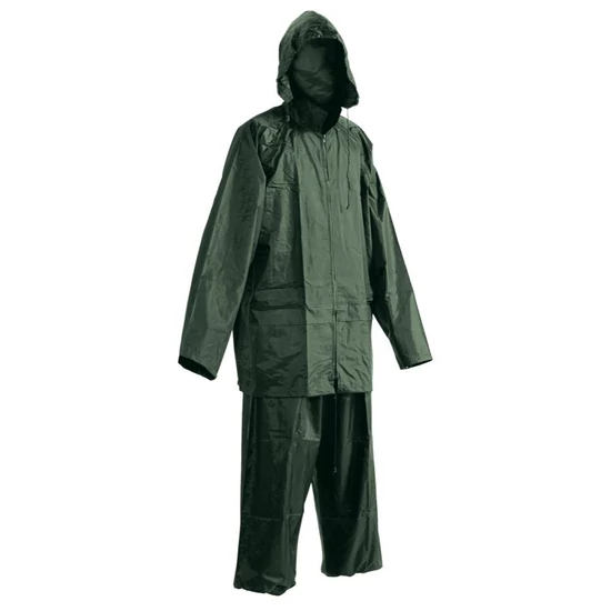 Costum din două piese cu glugă, impermeabil