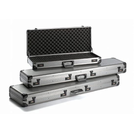 Cutie aluminiu pentru armă, Jakob Winter Alukoffer,   122x25x11 mm