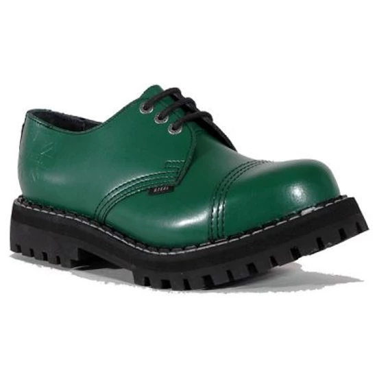 Bocanci Steel Boots cu 3 găuri, verde