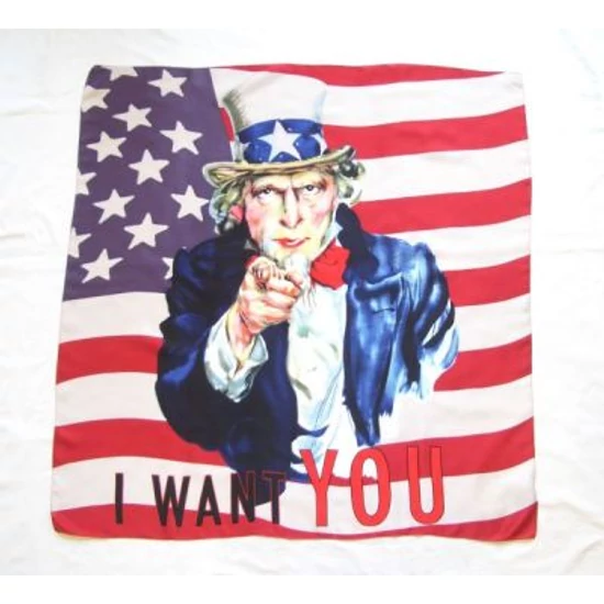 Eșarfă de mătase Uncle Sam
