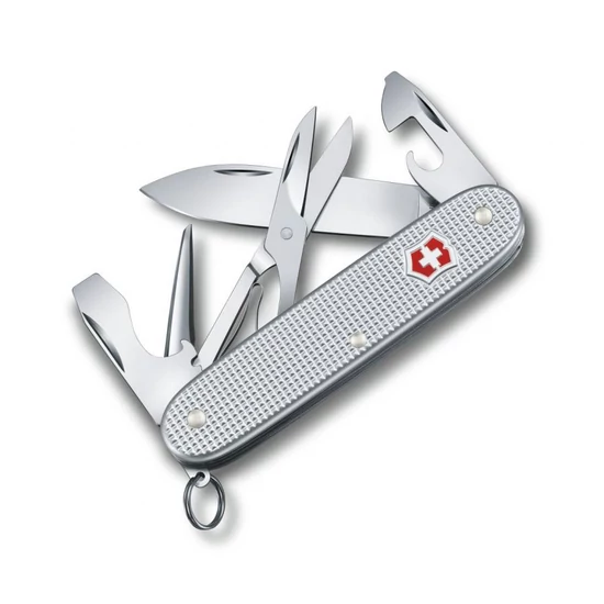 Briceag elvețian argintiu Victorinox Pioneer Alox